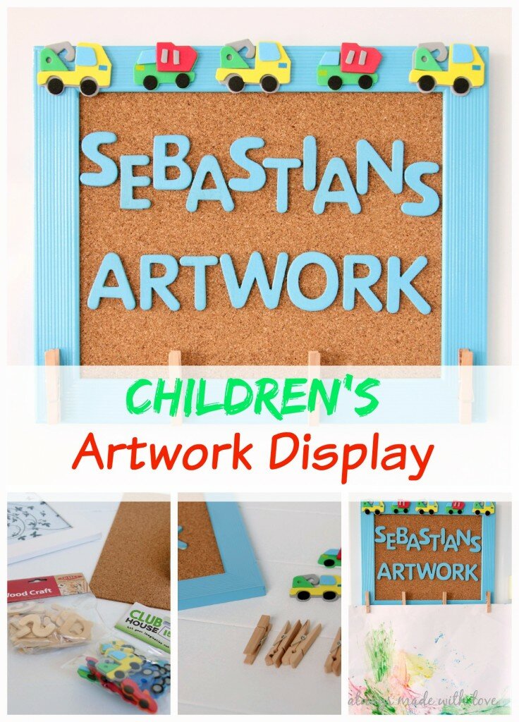 childrens-artwork-display