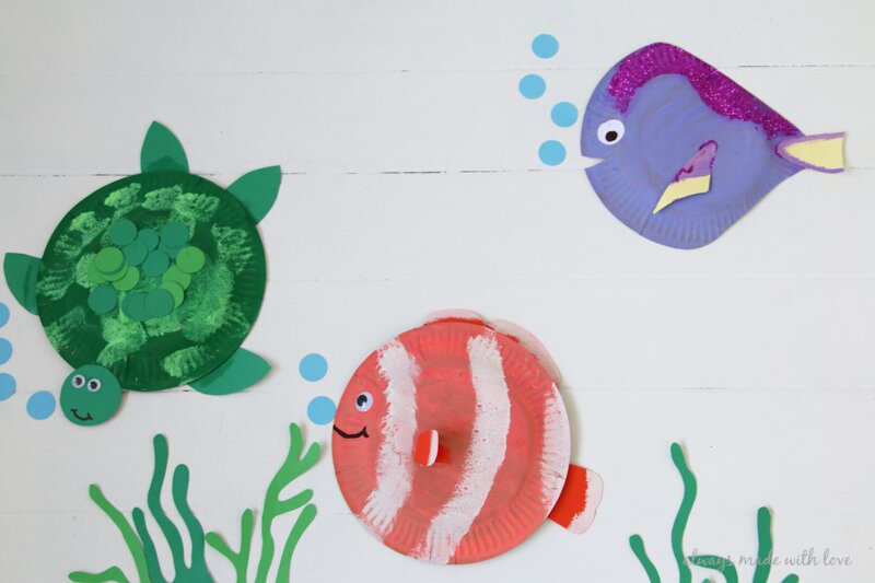 Under the Sea ~ Paper Plate Crafts