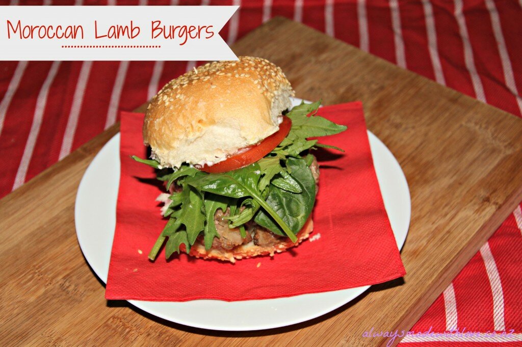 moroccan lamb burgers