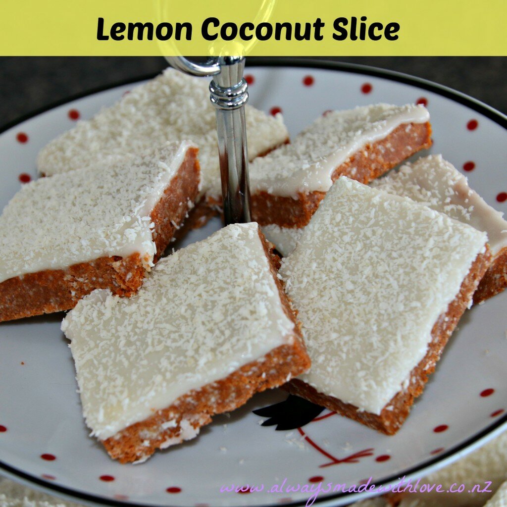 Lemon Coconut Slice