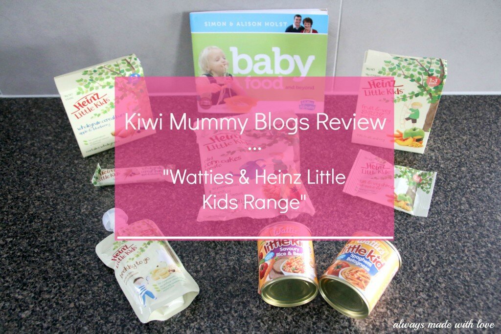 Kiwi Mummy Blogs Review - Watties & Heinz Little Kids Range