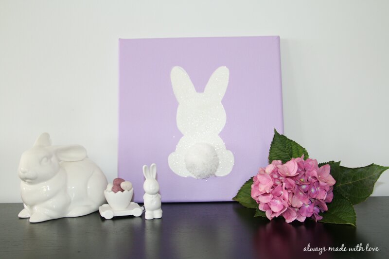 Pastel Bunny Canvas