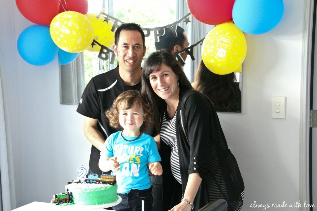 Sebastian Turns Two Family Photo