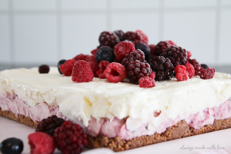 Summer Berry Semifreddo