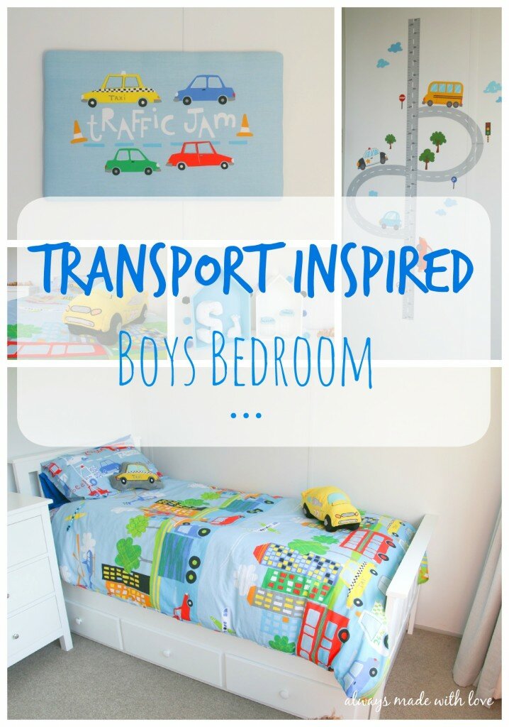 Transport Inspired Boys Bedroom