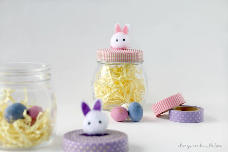 Easter Bunny Treat Jars